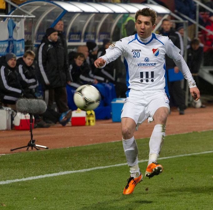 Utkání Gambrinus ligy Olomouc vs. Ostrava (Davor Kukec)