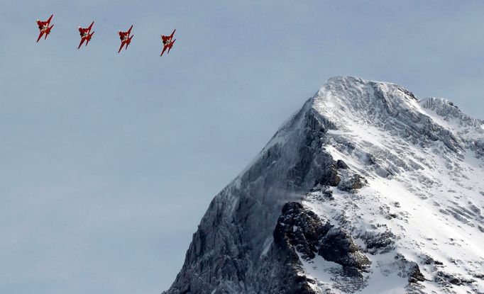 SP ve sjezdu, Wengen: Tygří letka švýcarské armády