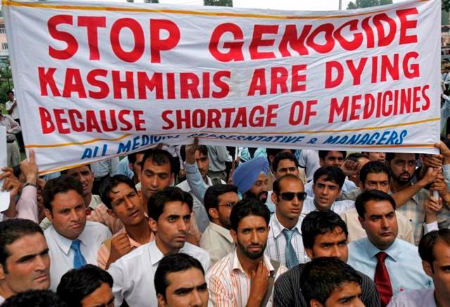 Protesty v Kašmíru