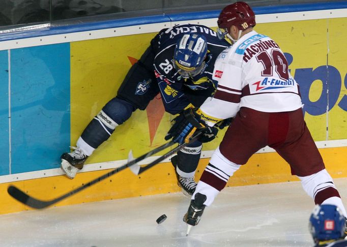 ELH, Sparta - Kladno: Ivan Rachůnek (10) - Jan Dalecký (28)