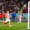 Mislav Orsič dává gól v zápase o 3. místo na MS 2022 Chorvatsko - Maroko