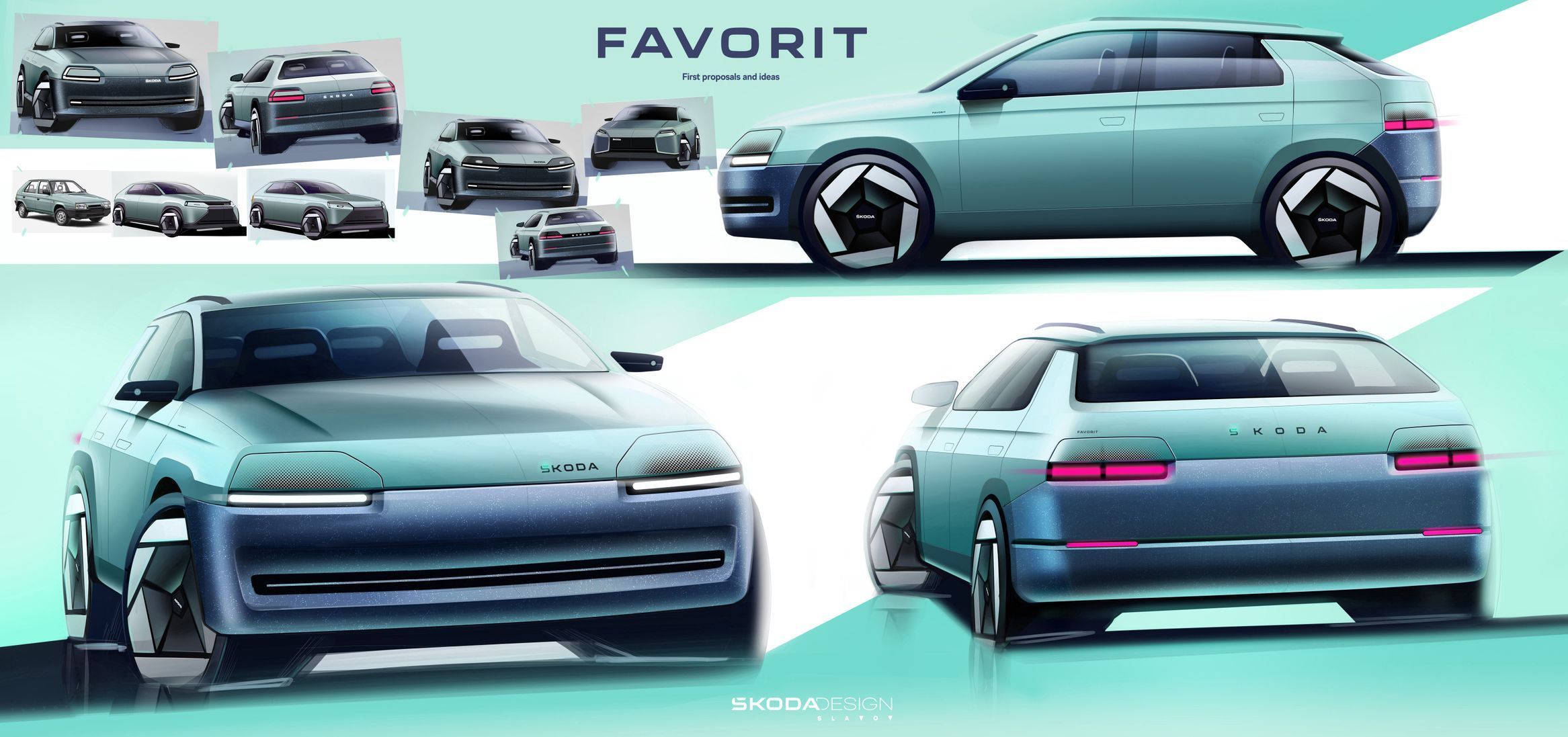 Škoda Favorit návrh nové generace