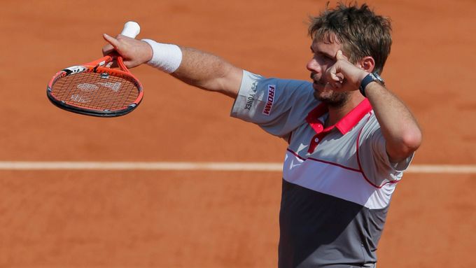 Stan Wawrinka po postupu do finále French Open.
