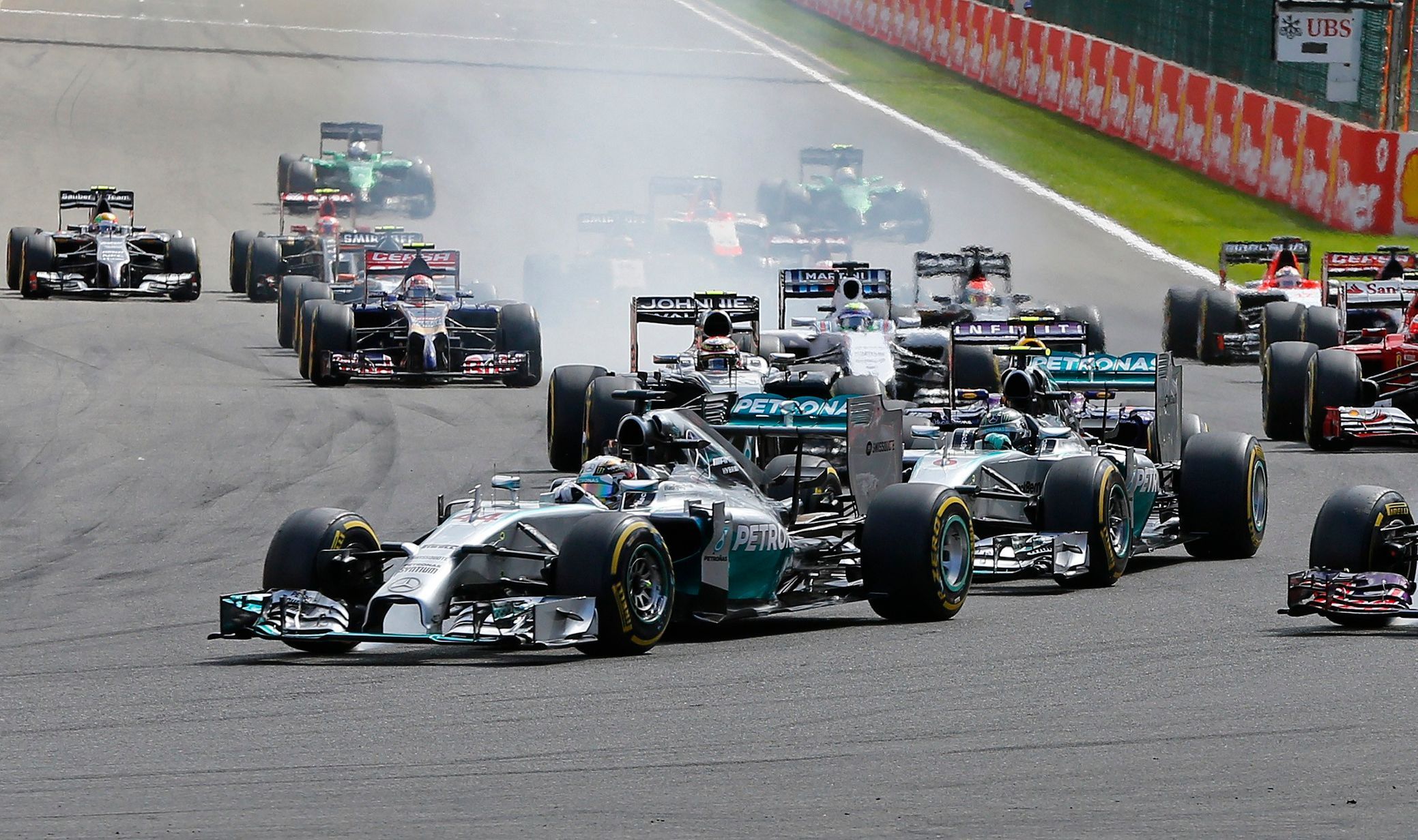 VC Belgie 2014: Lewis Hamilton, Mercedes