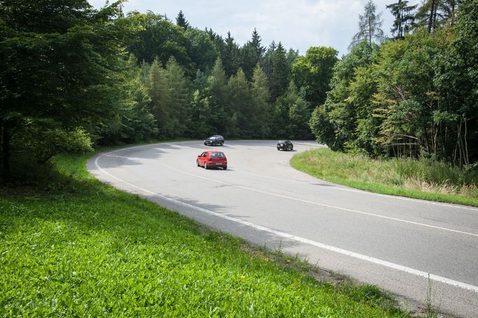 Původní Masarykův okruh - Farinova zatáčka