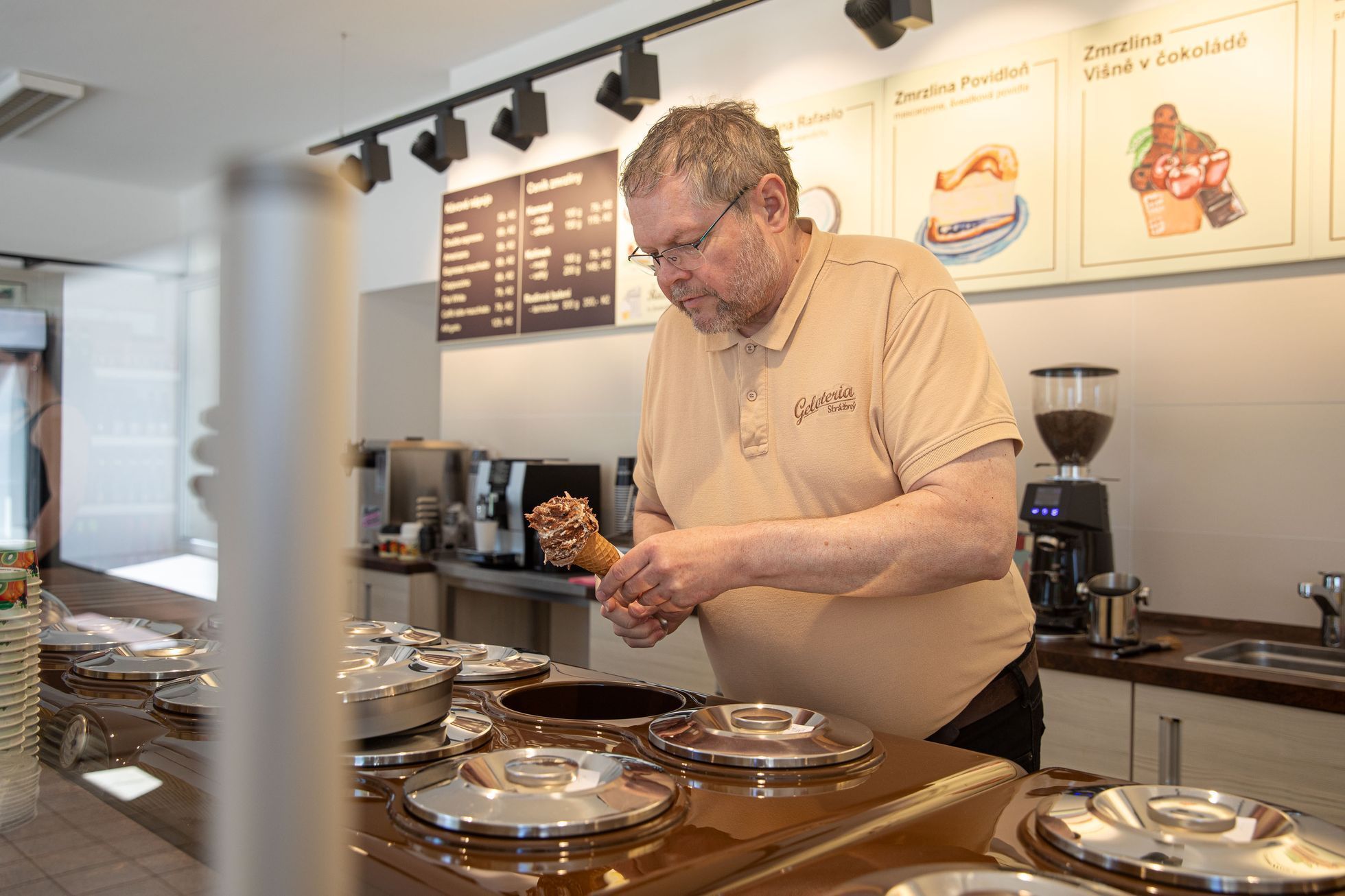 Gelateria Strážný na Šumavě