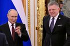 Nevěřím ve vojenské řešení konfliktu na Ukrajině, řekl Fico Putinovi