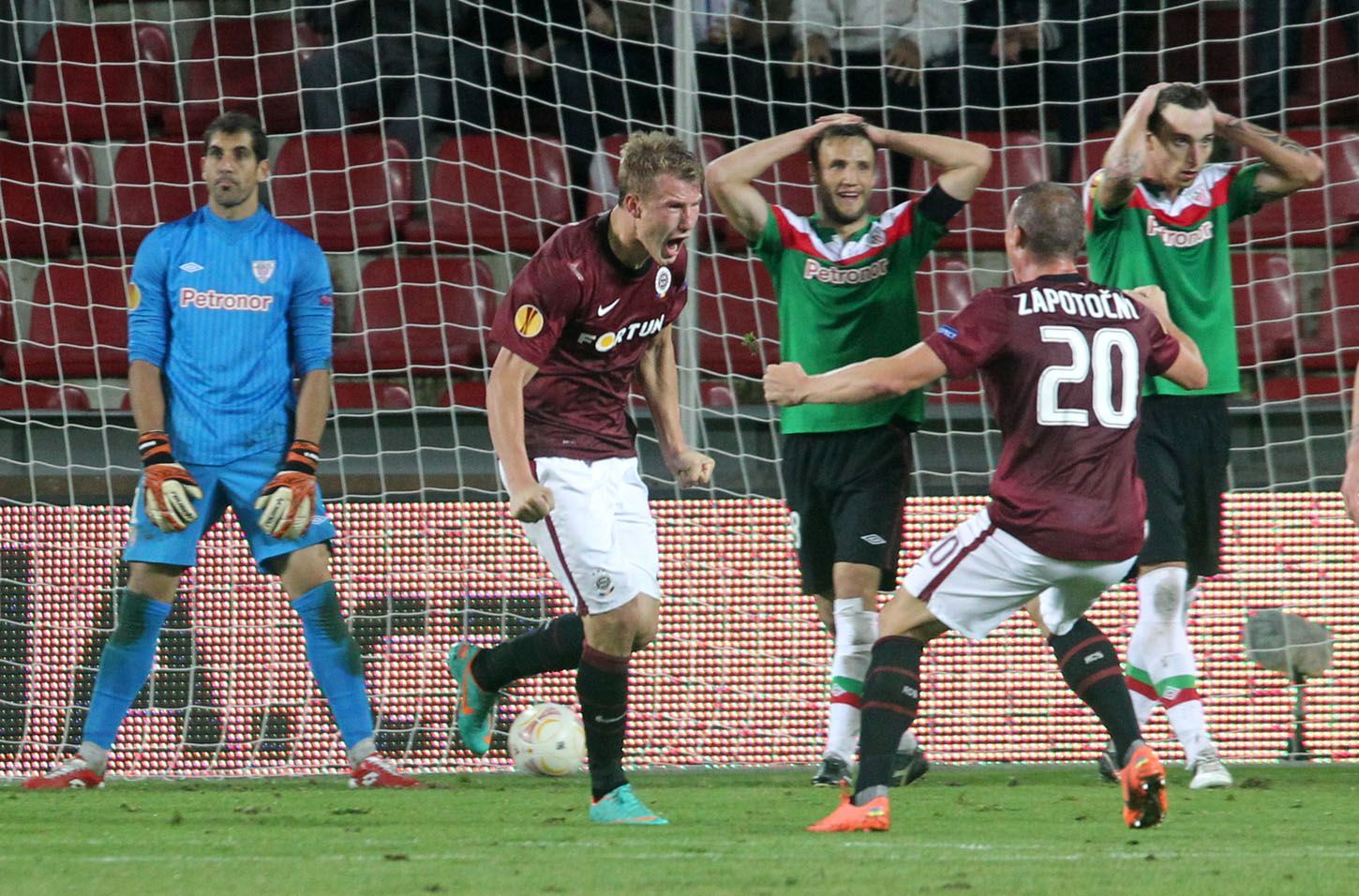 AC Sparta Praha - Athletic Bilbao, 2. kolo základních skupin Evropské ligy