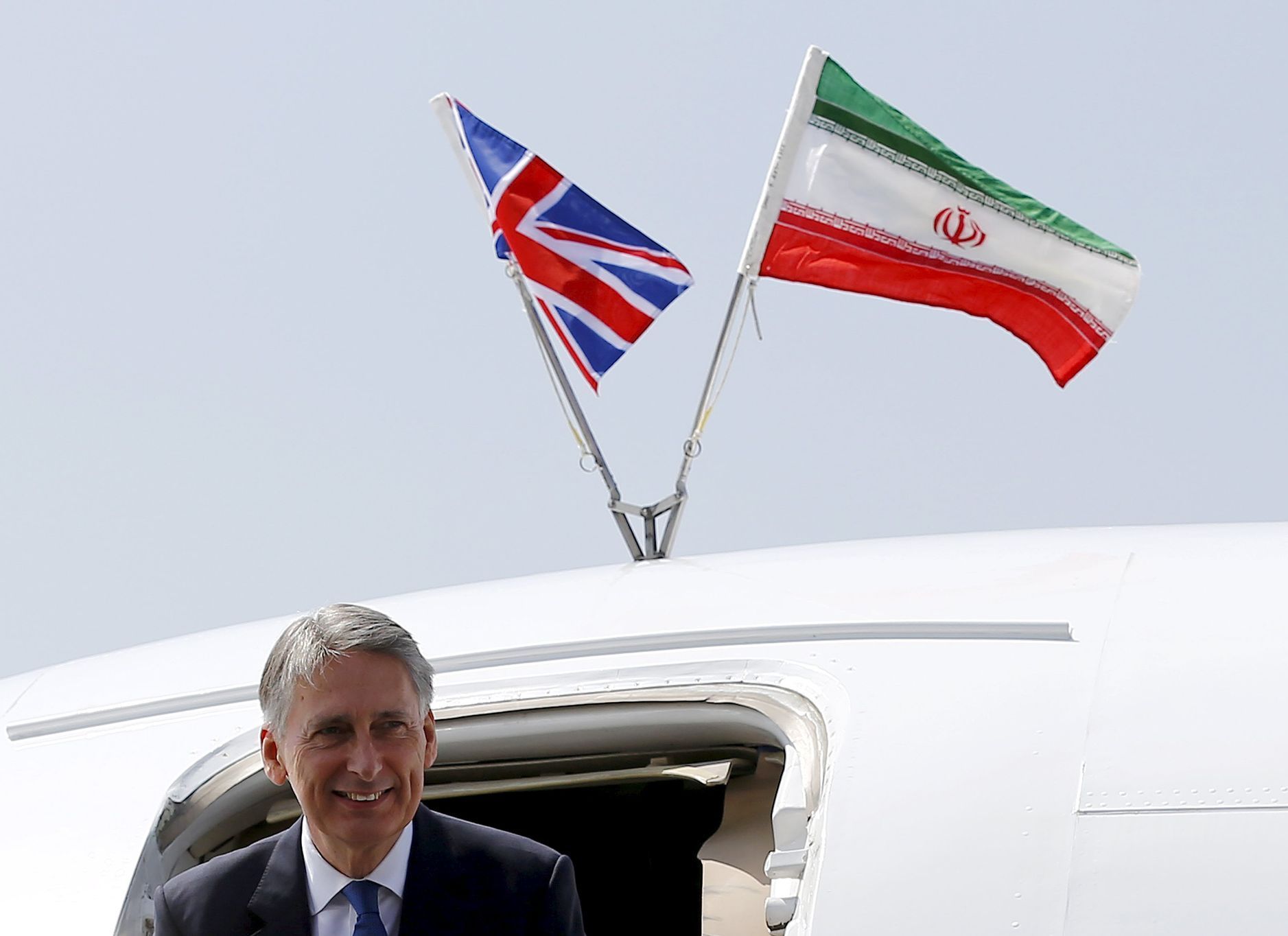 Britský ministr zahraničí Philip Hammond v Íránu.