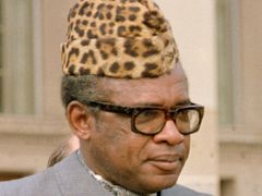 Zairský diktátor Mobutu