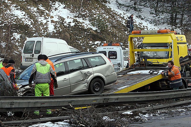 Likvidace havárie na dálnici D1