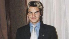 Roger Federer teenager
