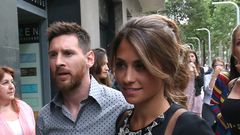 Lionel Messi se snoubenkou (Antonella Roccuzzo)