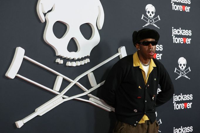 Raper Tyler, The Creator na premiéře filmu Jackass Forever v roce 2022.