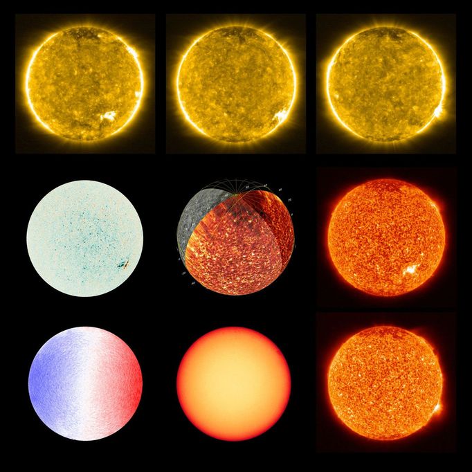 Sonda Solar Orbiter zachytila první snímky Slunce.