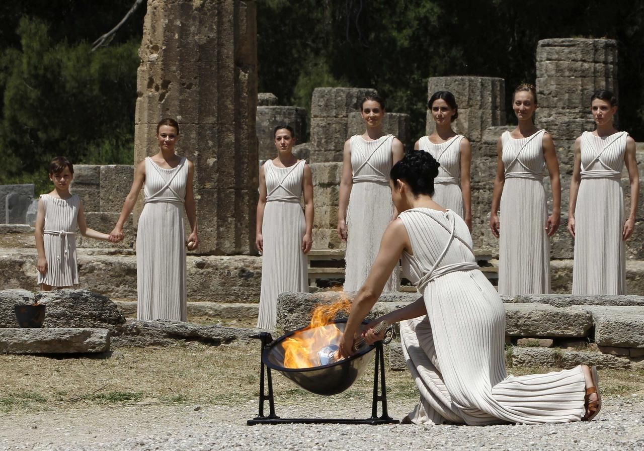 Obrazem: V Řecku zažehli olympijský oheň