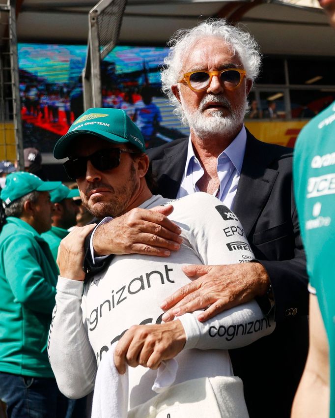 Fernando Alonso a Flavio Briatore