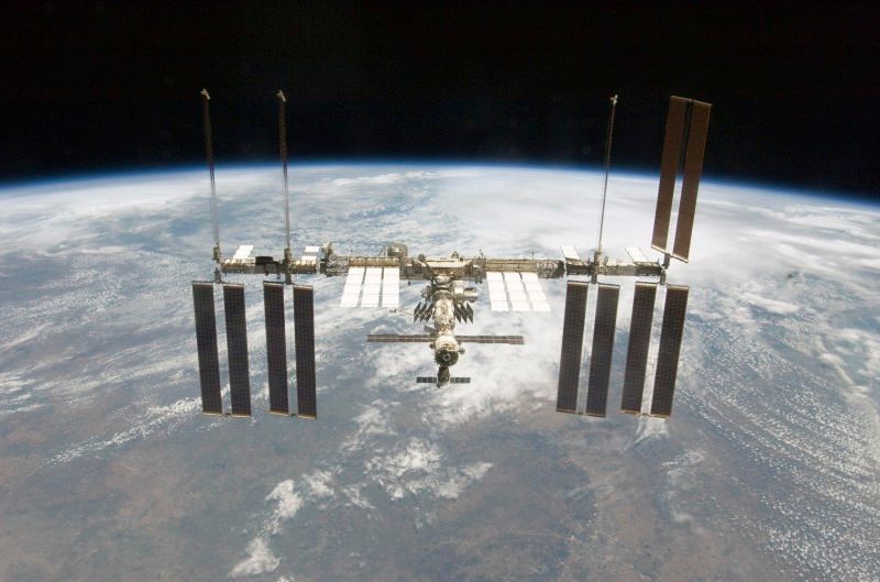 Země z kabiny raketoplánu Endeavour