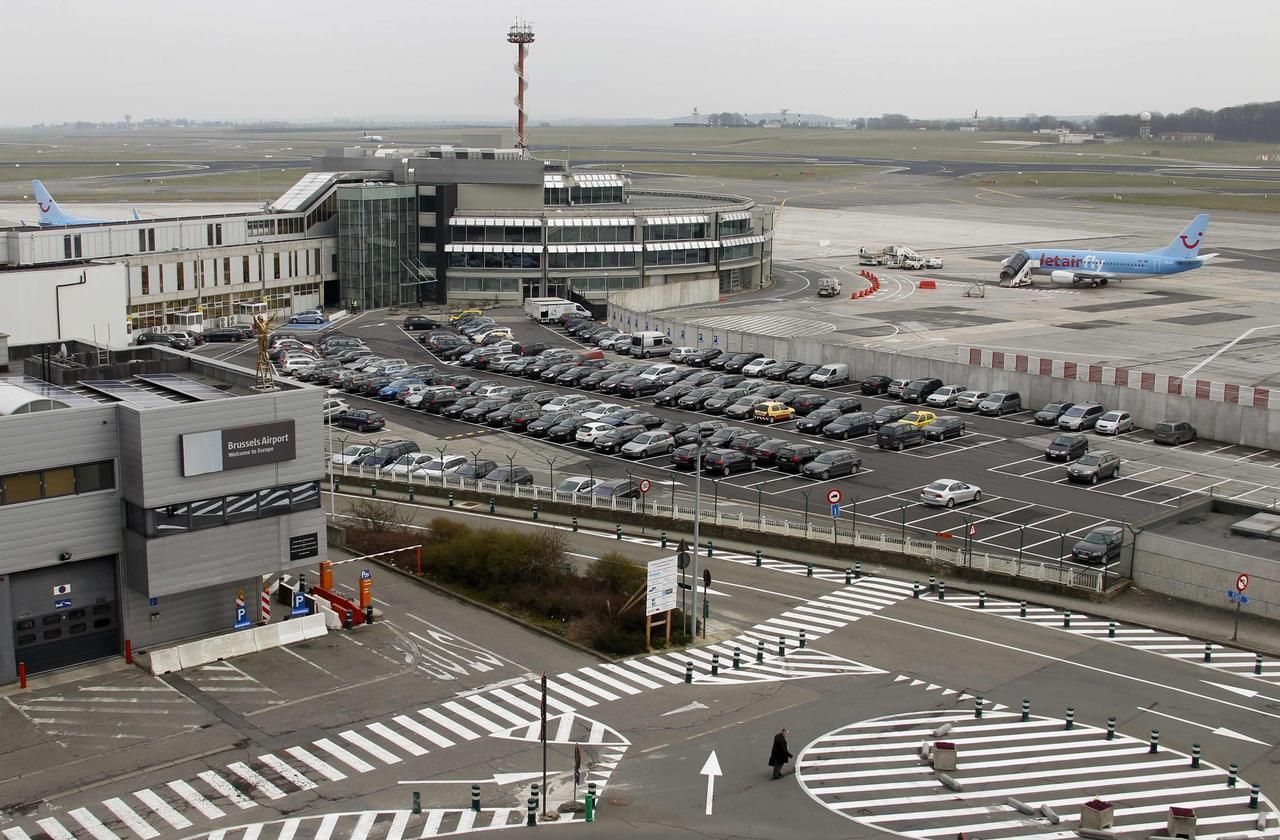 Letiště Zaventem nedaleko Bruselu