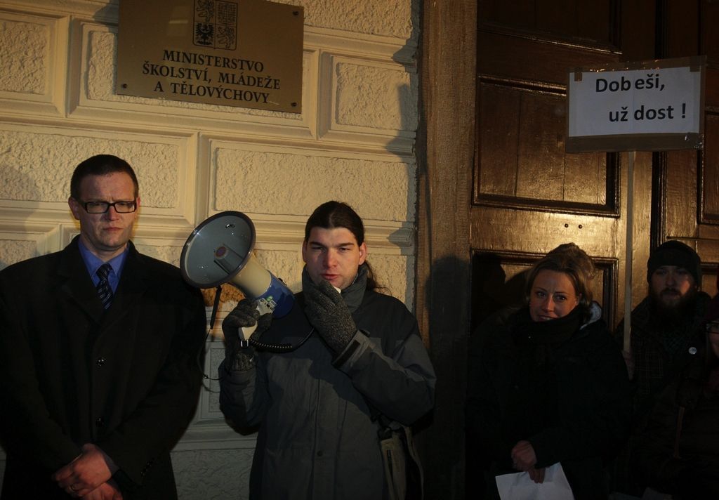 demonstrace proti reformám ve školství