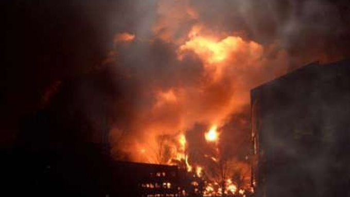 Exploze - ilustrační fitografie