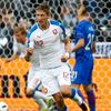 Euro 2016,Česko-Chorvatsko: Milan Škoda slaví gól na 1:2