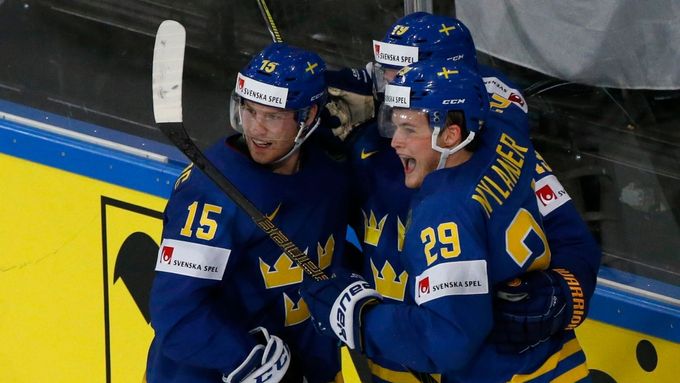 Radost švédských hokejistů