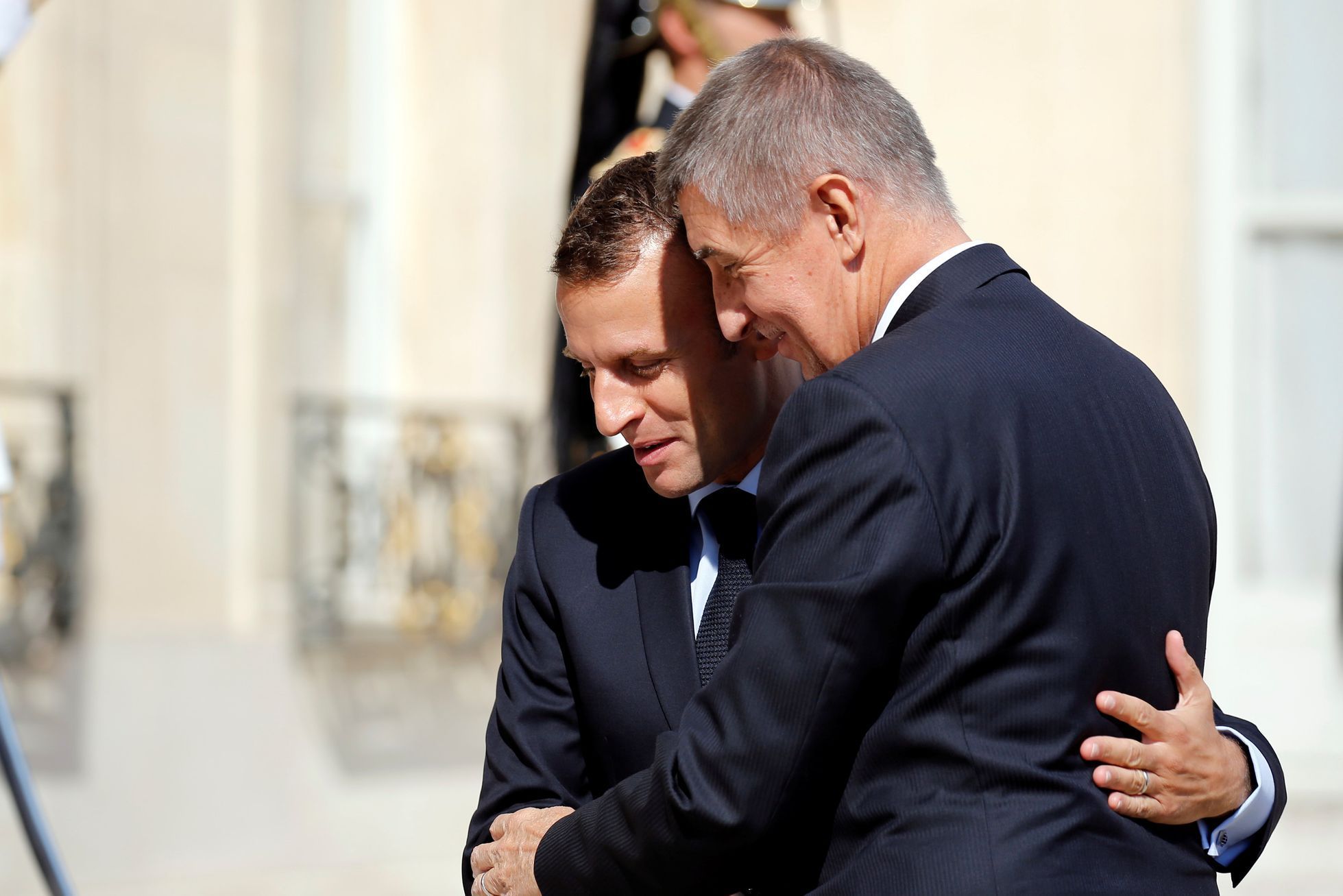 Babiš Macron (a Pellegrini) v Paříži