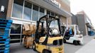 A Walmart in Mt. Pleasant, S.C, is closed, and barricaded, after Gov. Henry McMaster ordered a mandatory evacuation due to Hurricane Florence.