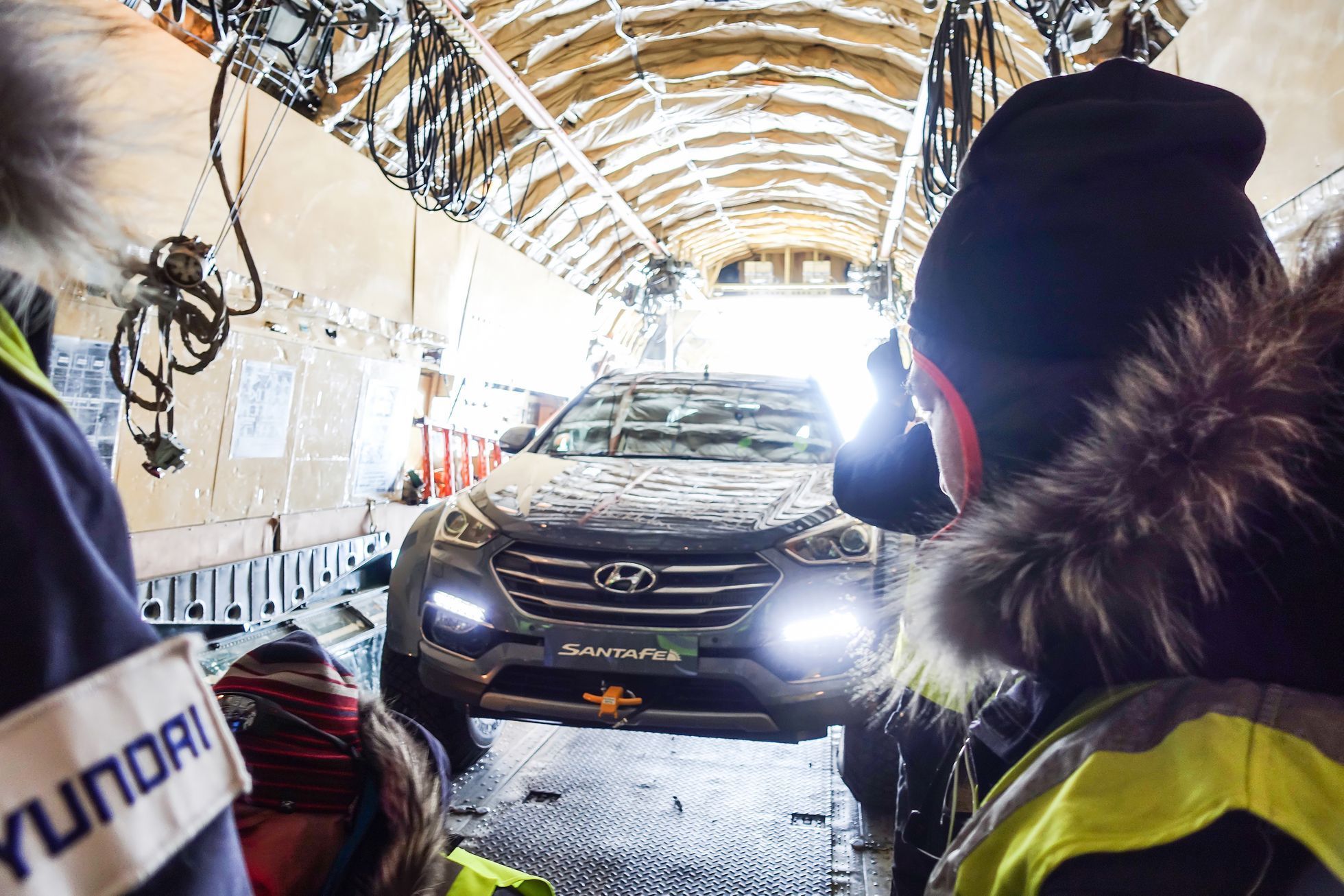 Hyundai Santa Fe v Antarktidě 2017