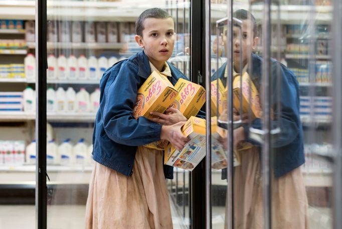 Millie Bobby Brown jako Eleven.