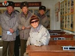 Severokorejský vůdce Kim Čong-il.