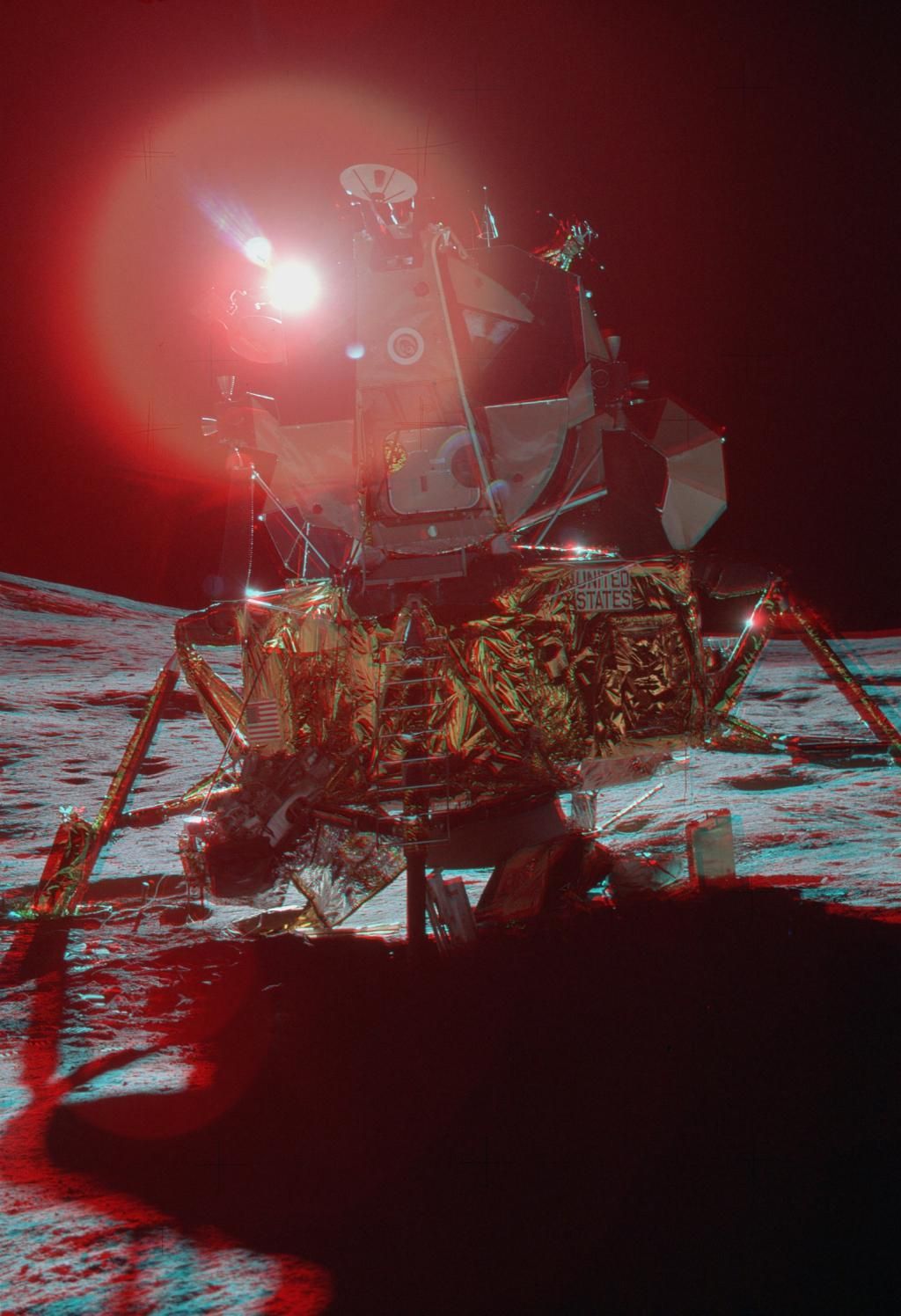 3D - Apollo 14 na Měsíci