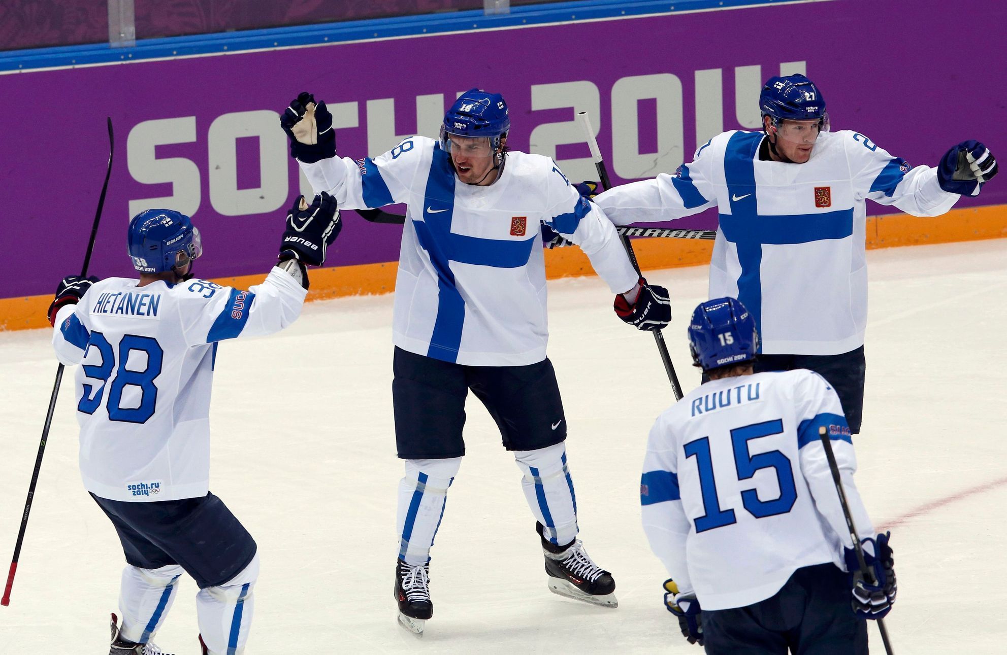 Soči 2014: Finsko - Rakousko  (hokej, muži, skupina B)