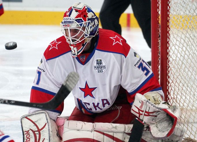 Hokej, KHL, Lev Praha - CSKA Moskva: Rastislav Staňa