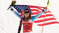 Titul obhájila domácí favoritka Mikaela Shiffrinová,...