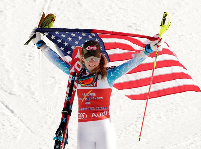 MS 2015, slalom: Mikaela Shiffrinová