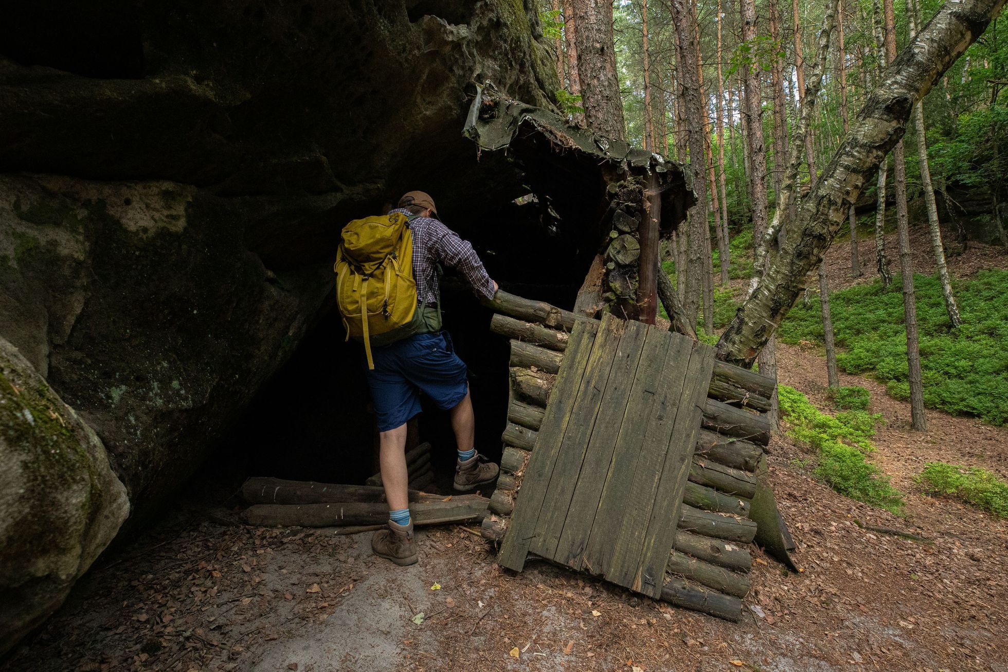 Kokořínsko, Rovenské skály, trampové, tramping, CHKO, příroda, les, planeta, strom, životní prostředí