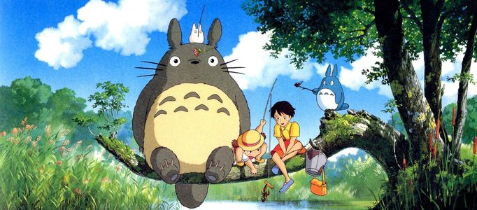 Snímek z Mého souseda Totoro z roku 1988.