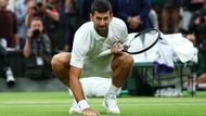 Novak Djokovič v semifinále Wimbledonu 2023