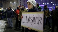Protesty proti vládě v Bukurešti
