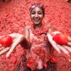 Španělsko, Tomatina, rajčata, bitva, kuriozita, rajče