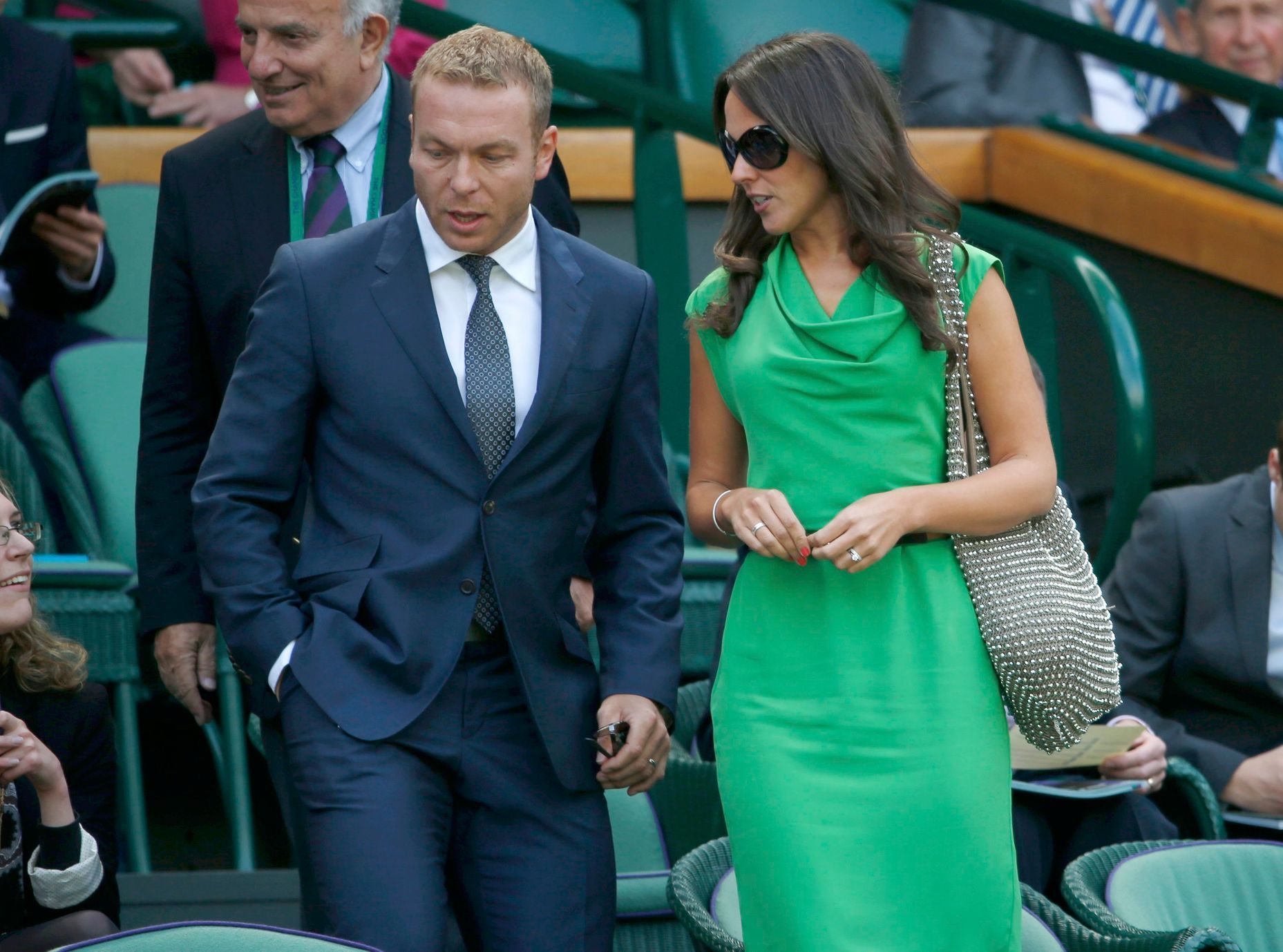 Tenis, Wimbledon 2013: Chris Hoy a Sarah Kempová