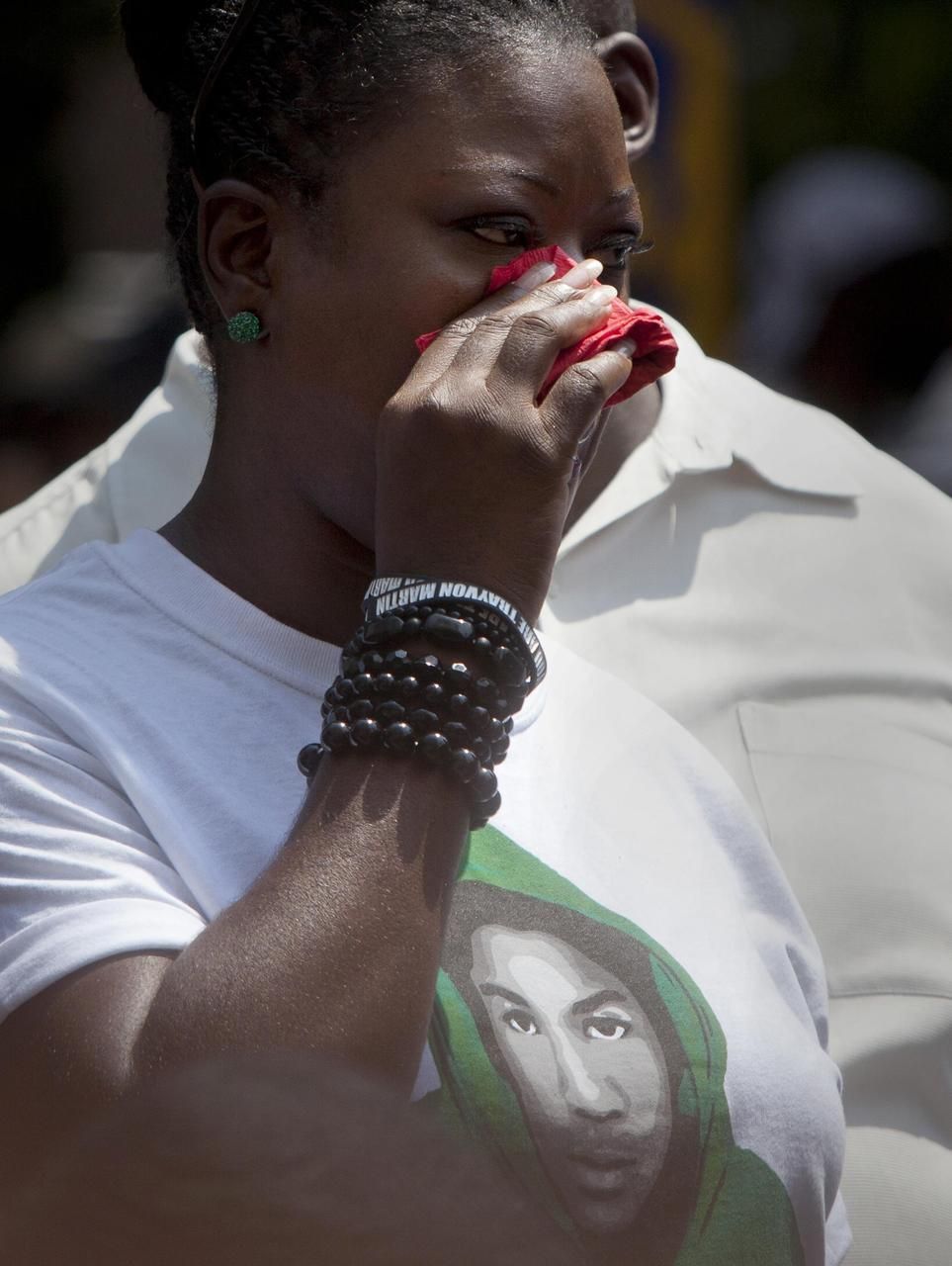 Shromáždění za Trayvona Martina - jeho matka