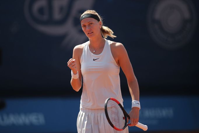 Petra Kvitová ve finále J&T Banka Prague Open.