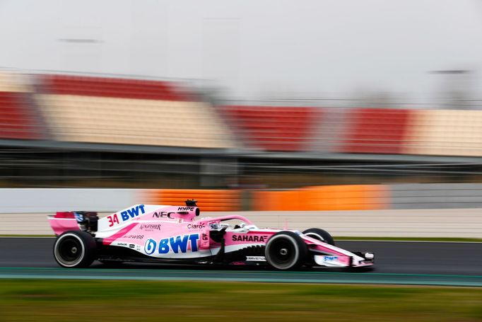 Testy F1 2017, Barcelona I: Nikita Mazepin, Force India