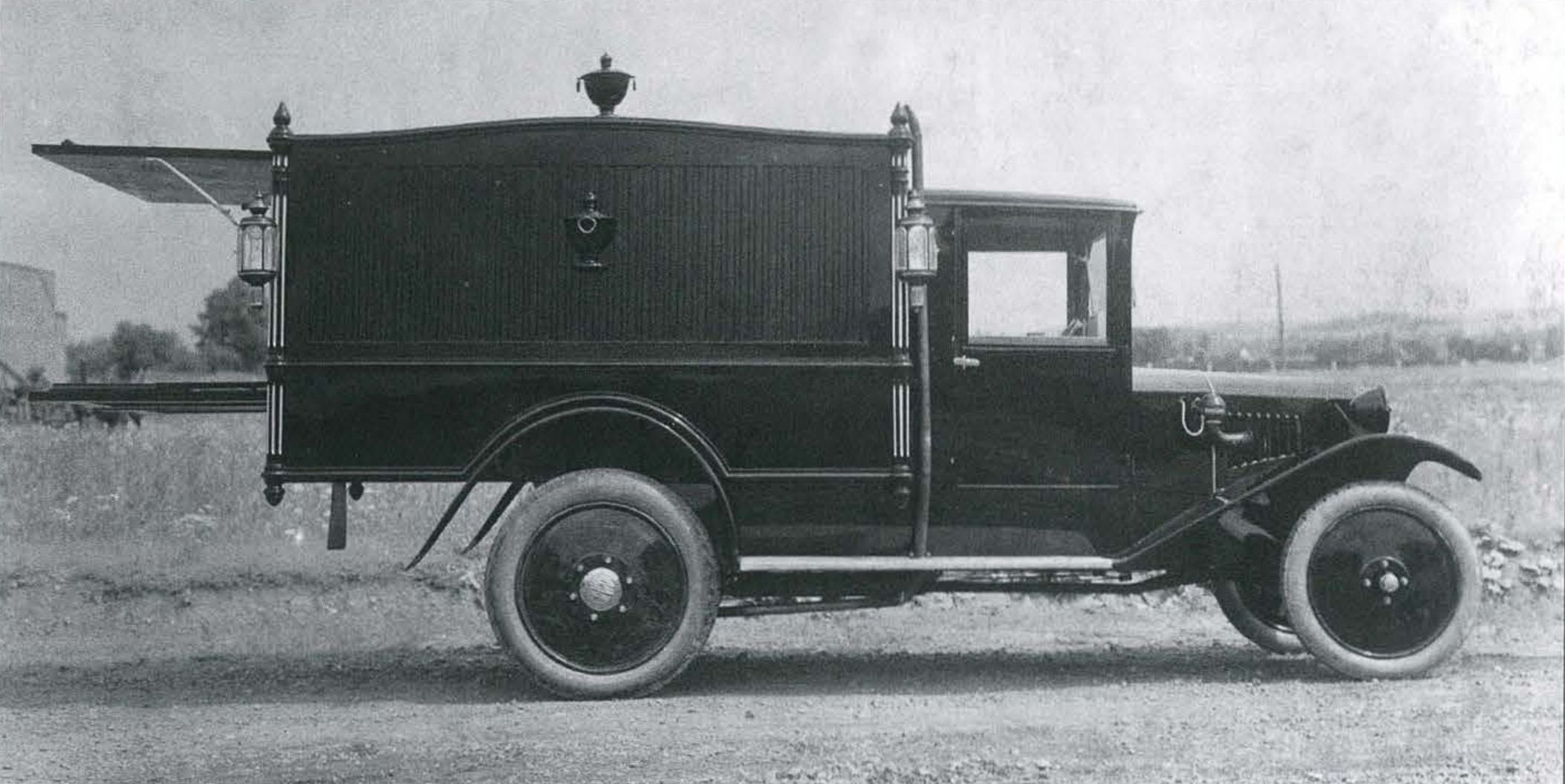 Pohřební vozy, pohřební vůz, Auto, historie