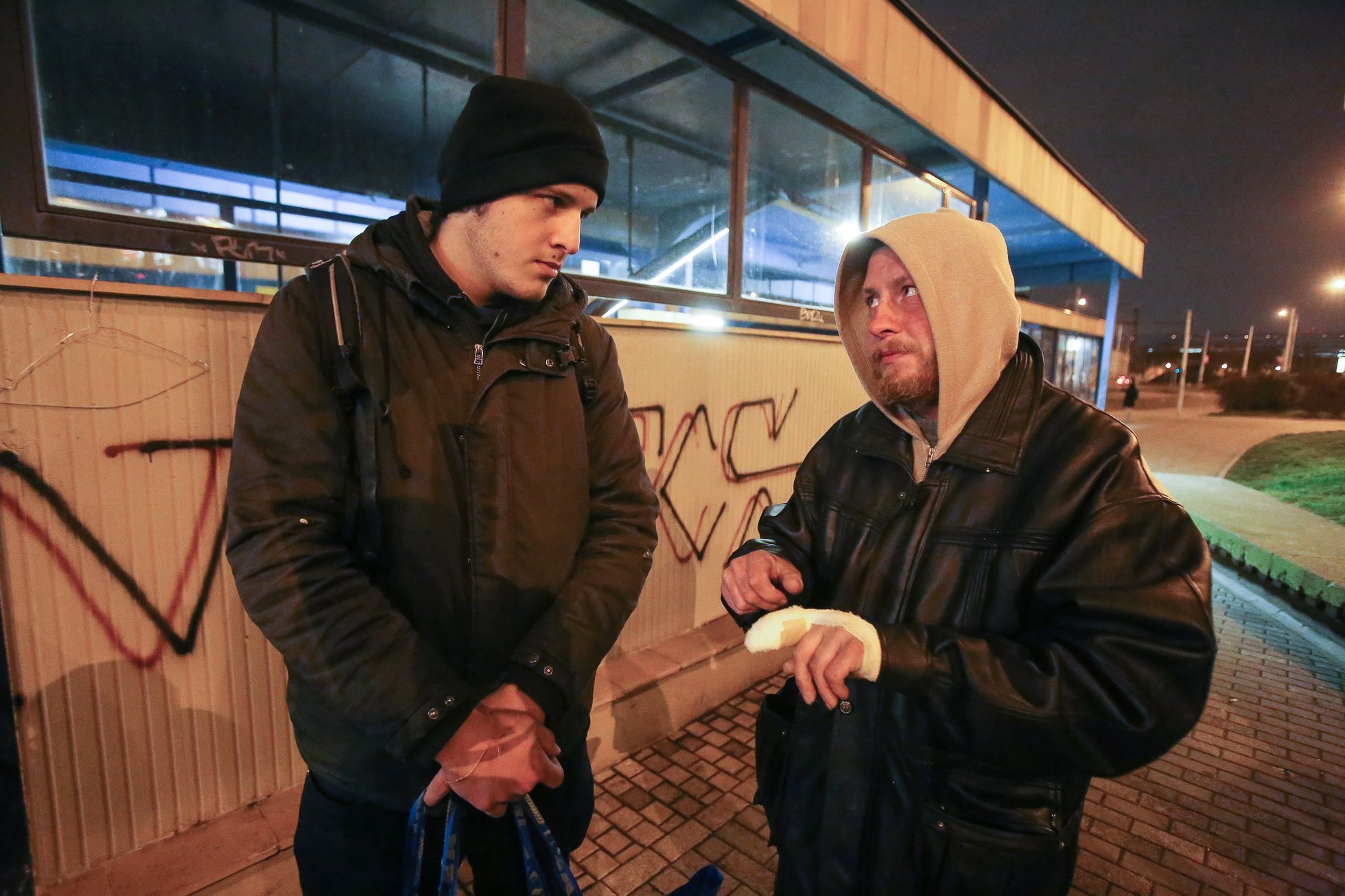 Dobrovolník Jakub Trefný, který se svými kamarády pomáhá bezdomovcům