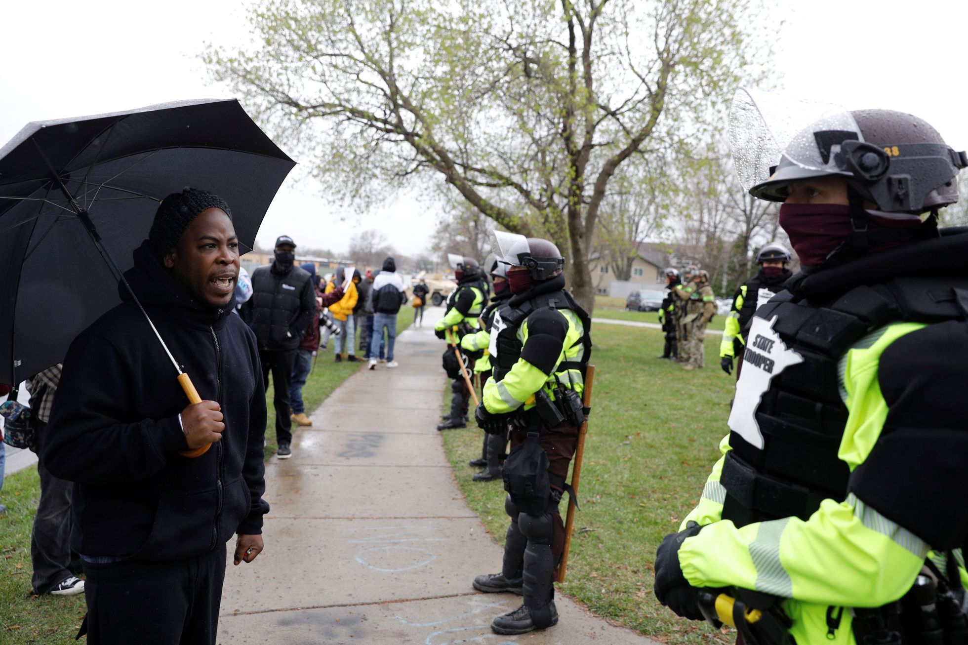 Daunte Wright minneapolis minnestona usa policejní násilí protest