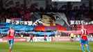 SL, Plzeň-Brno: choreo fanoušků Plzně - Marián Čišovský